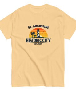 St. Augustine Historic City Est Sunrise LH Unisex tee - Image 5