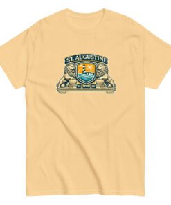 St. Augustine Lion Shield Unisex tee - Image 7