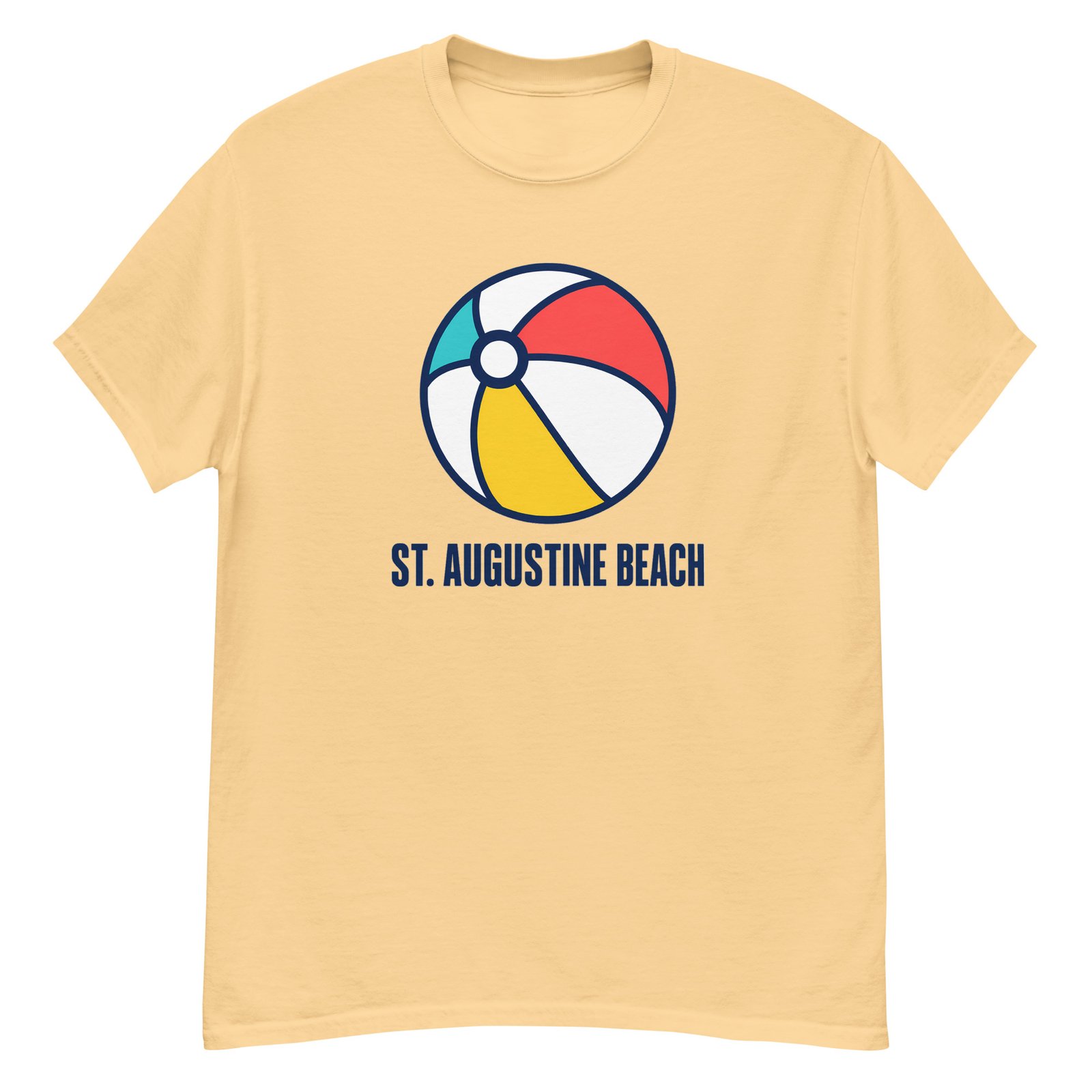 St. Augustine Beach Ball Unisex classic tee - Image 6