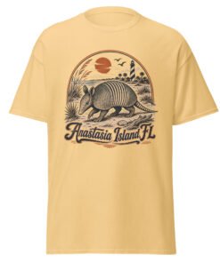 Armadillo Anastasia Island FL Unisex classic tee - Image 3