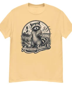 Raccoon Anastasia Island Unisex classic tee