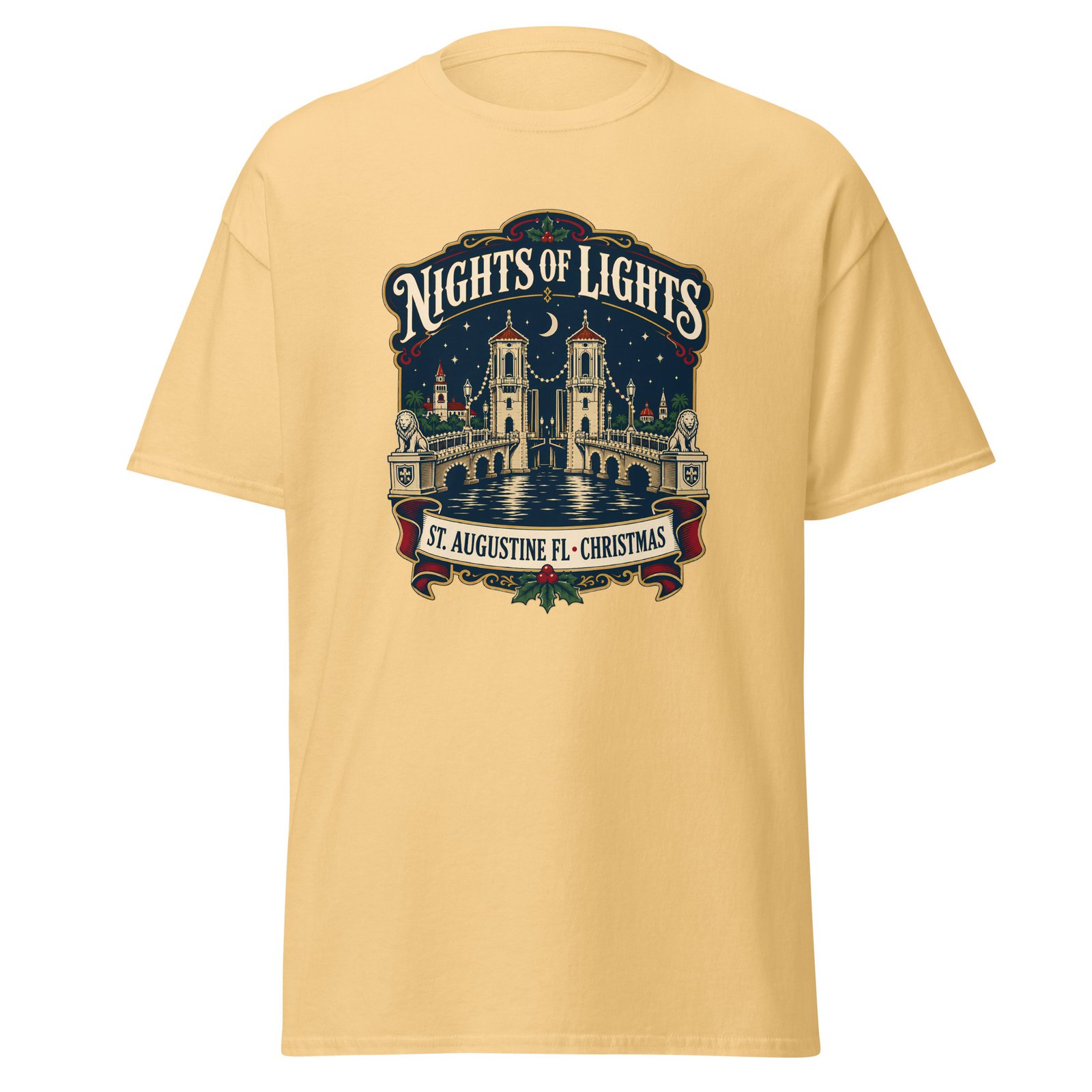 Nights of Lights St. Augustine Christmas Unisex classic tee - Image 6
