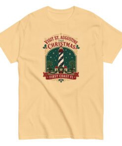 Visit St. Augustine Christmas First Coast Unisex classic tee - Image 3