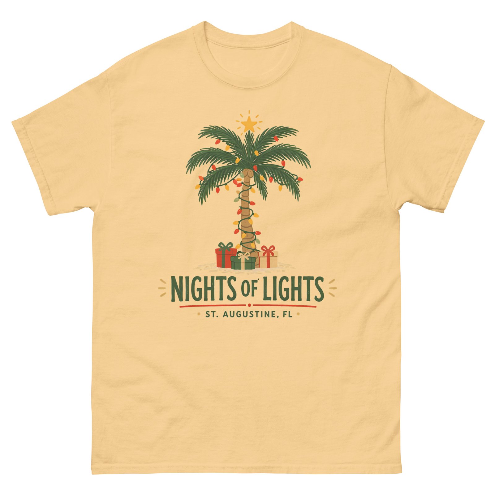 Nights of Lights Palm Presents Unisex classic tee - Image 5