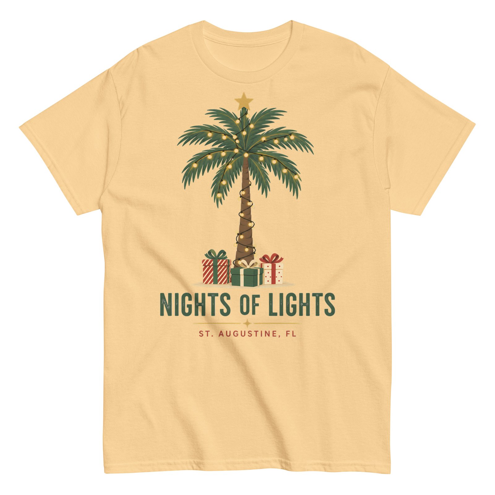 Nights of Lights Clear Palm Presents Unisex classic tee - Image 4