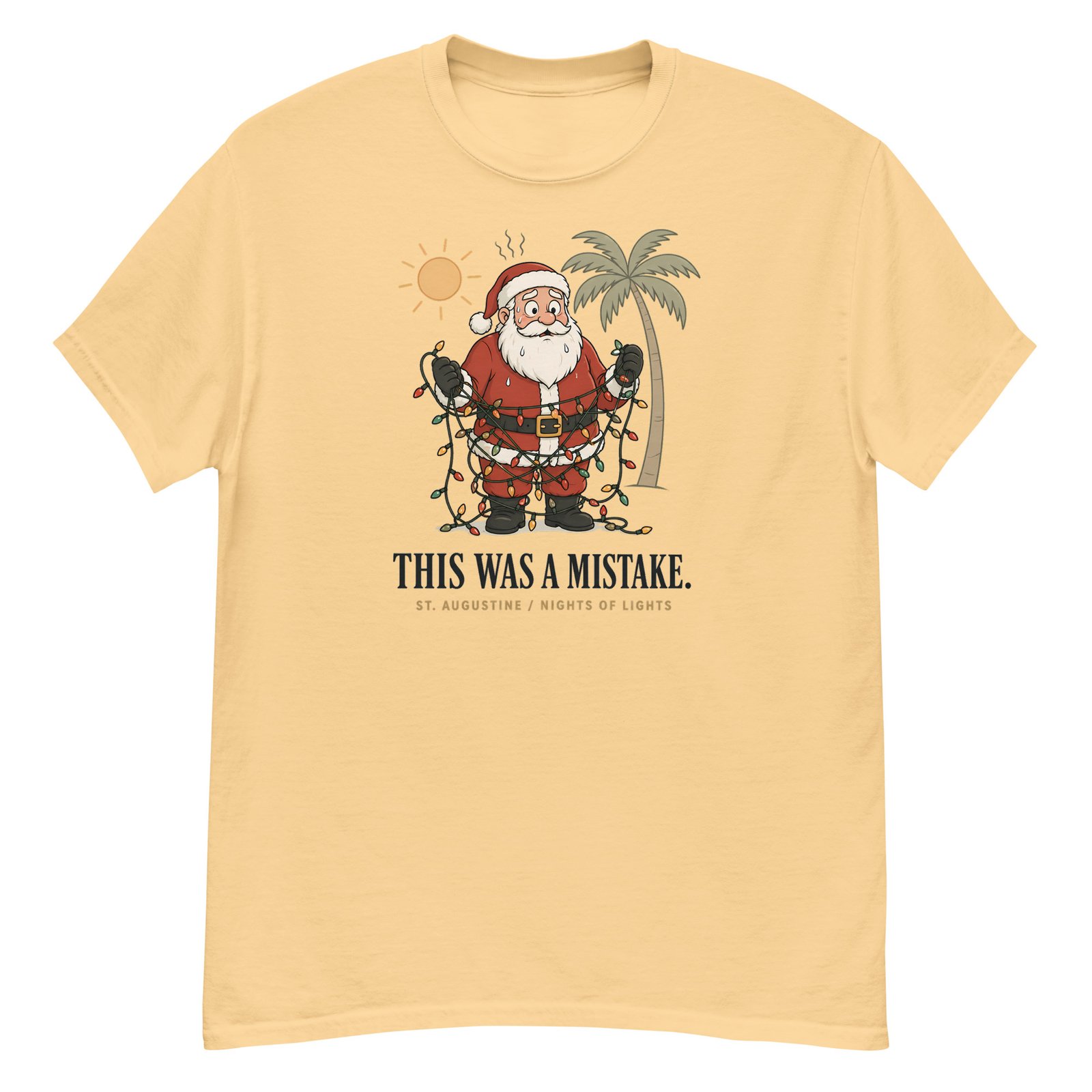 Santa Mistake Nights of Lights Unisex classic tee - Image 9