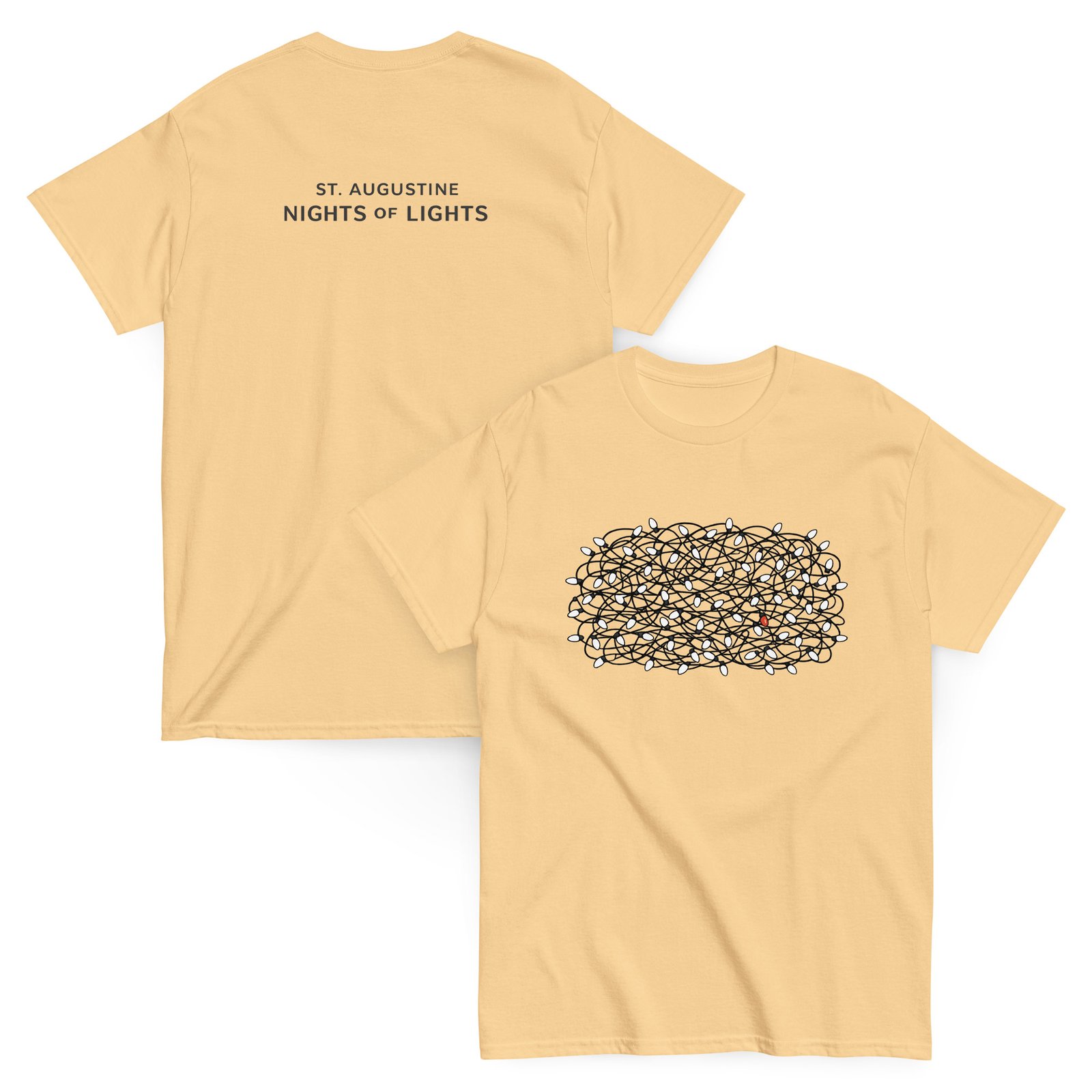 St. Augustine Nights of Lights Tangle Unisex classic tee - Image 8