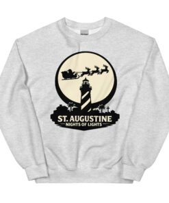Lighthouse Santa Flying Unisex Sweatshirt - Image 23