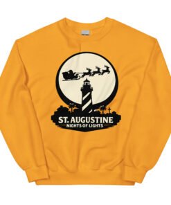 Lighthouse Santa Flying Unisex Sweatshirt - Image 18