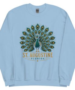 Alternative view of St. Augustine Peacock Unisex Sweatshirt