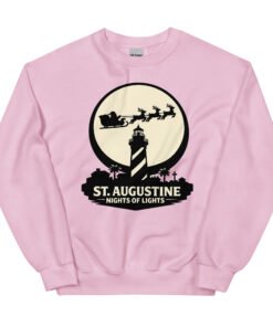Lighthouse Santa Flying Unisex Sweatshirt - Image 22
