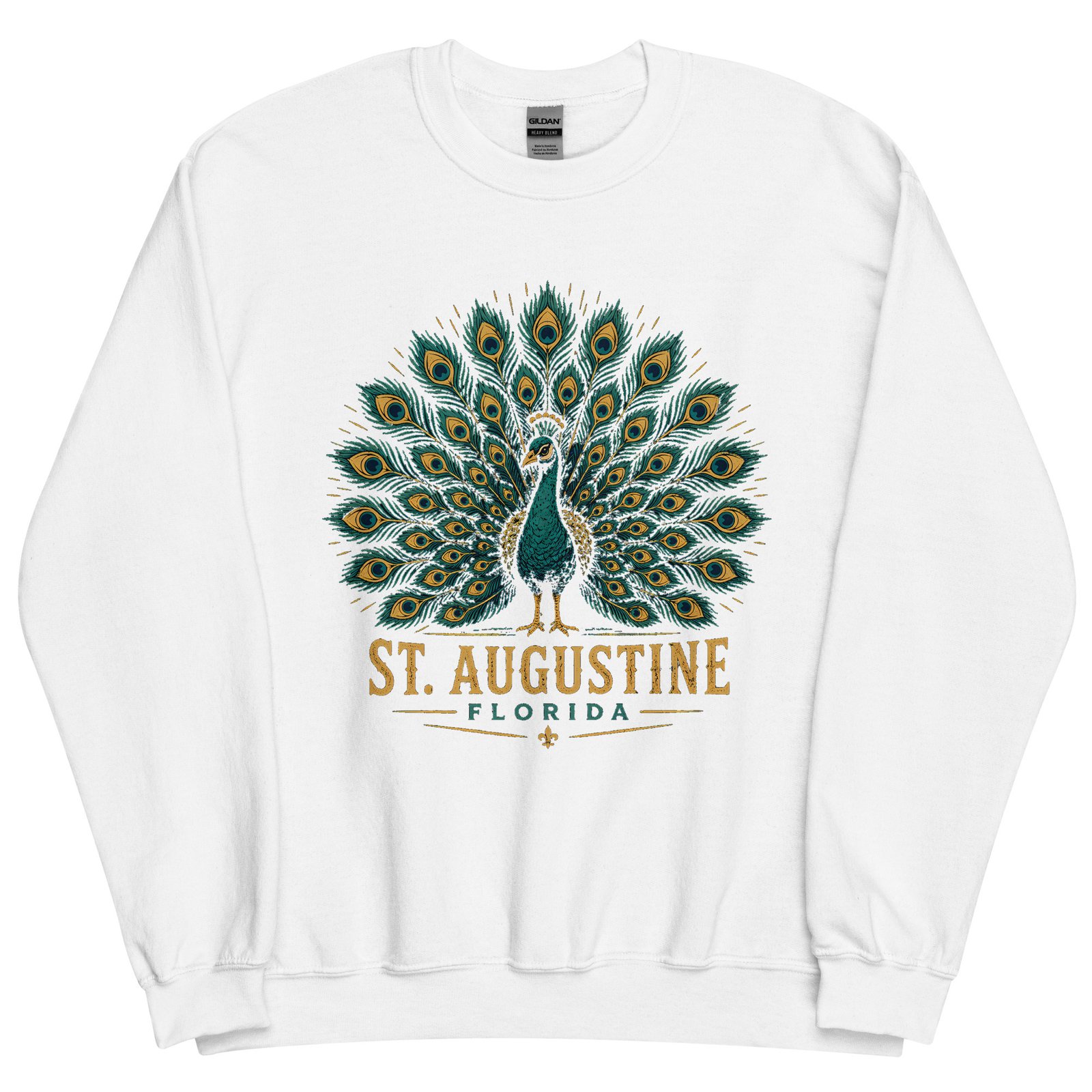 St. Augustine Peacock Unisex Sweatshirt