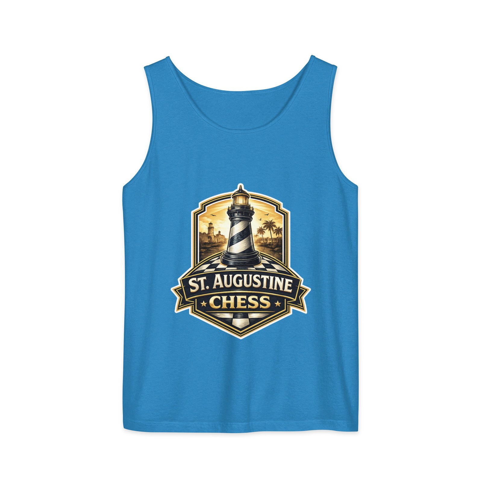 STA Chess Lighthouse Unisex garment-dyed tank top - Image 5