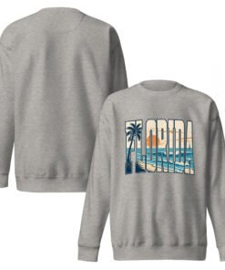 Florida Beach Unisex Premium Sweatshirt - Image 7