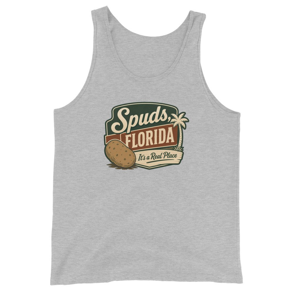 Spuds Florida It's Real Unisex Tank Top - Image 3