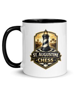 Alternative view of St. Augustine Chess Lighthouse Color Inside Mug