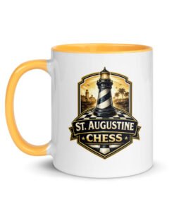 St. Augustine Chess Lighthouse Color Inside Mug