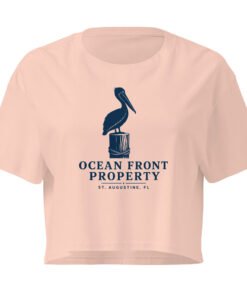 Ocean Front Property St. Augustine Women’s crop top
