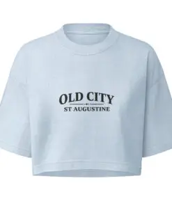 Women’s garment dye cropped tee