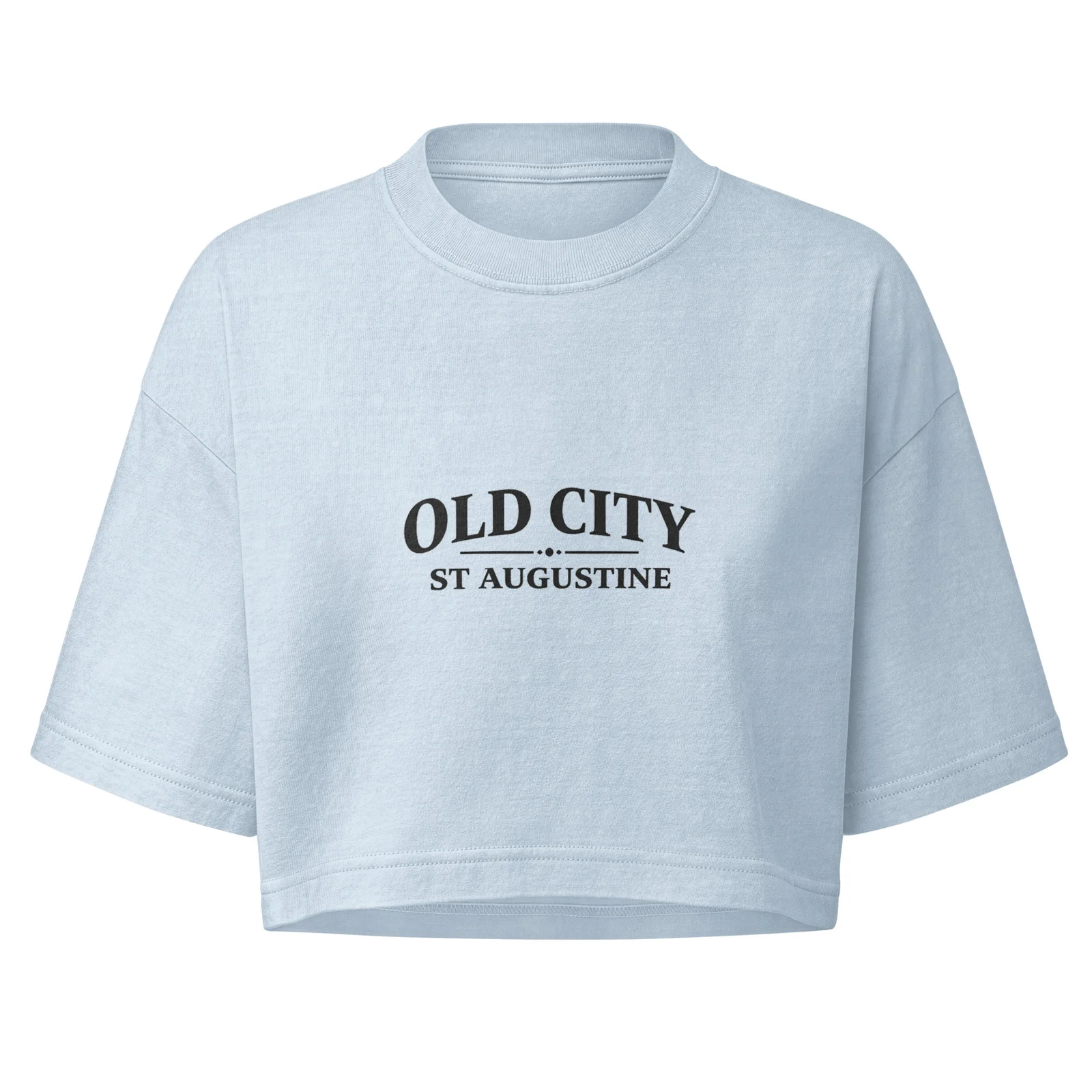 Women’s garment dye cropped tee