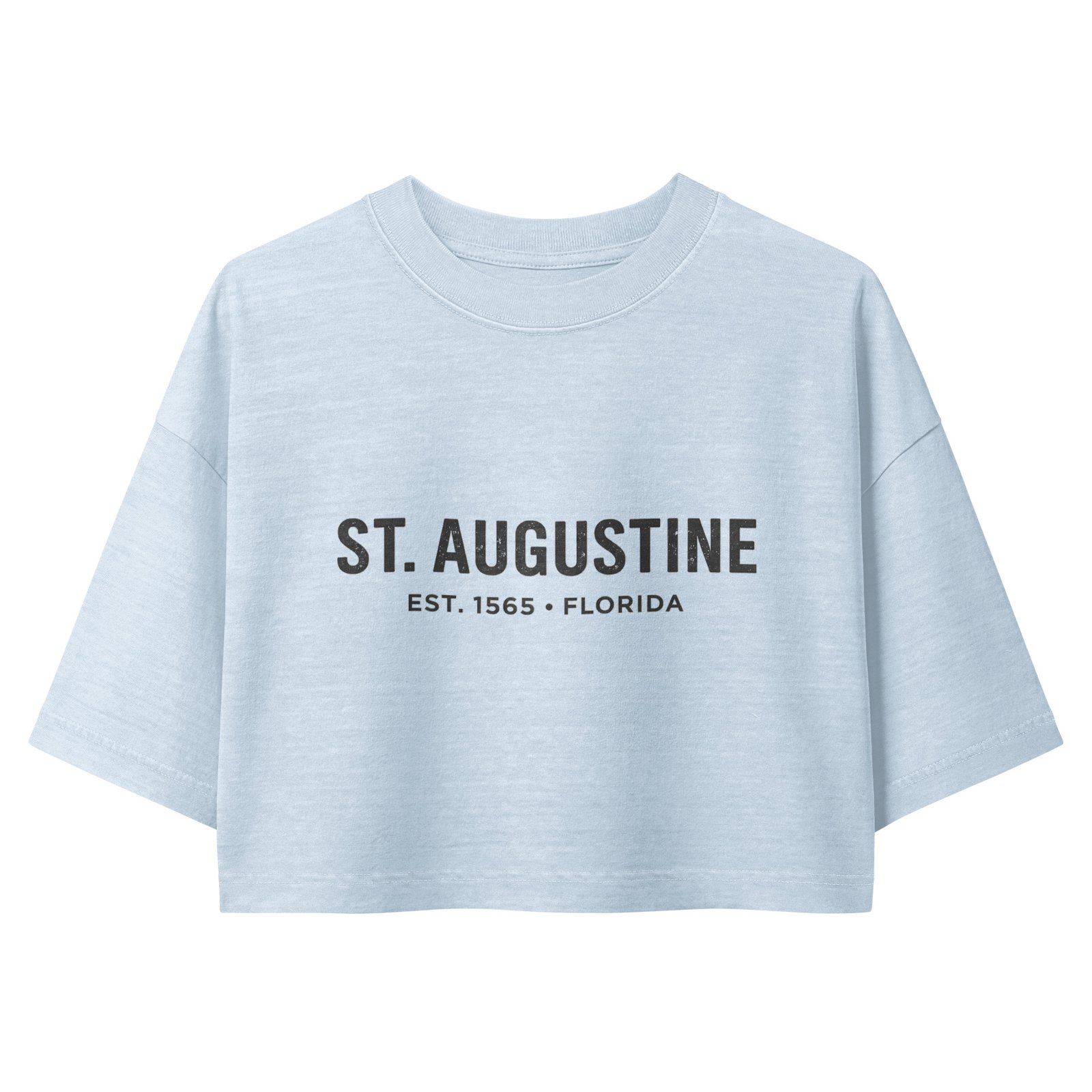 Women’s garment dye cropped tee - Image 5
