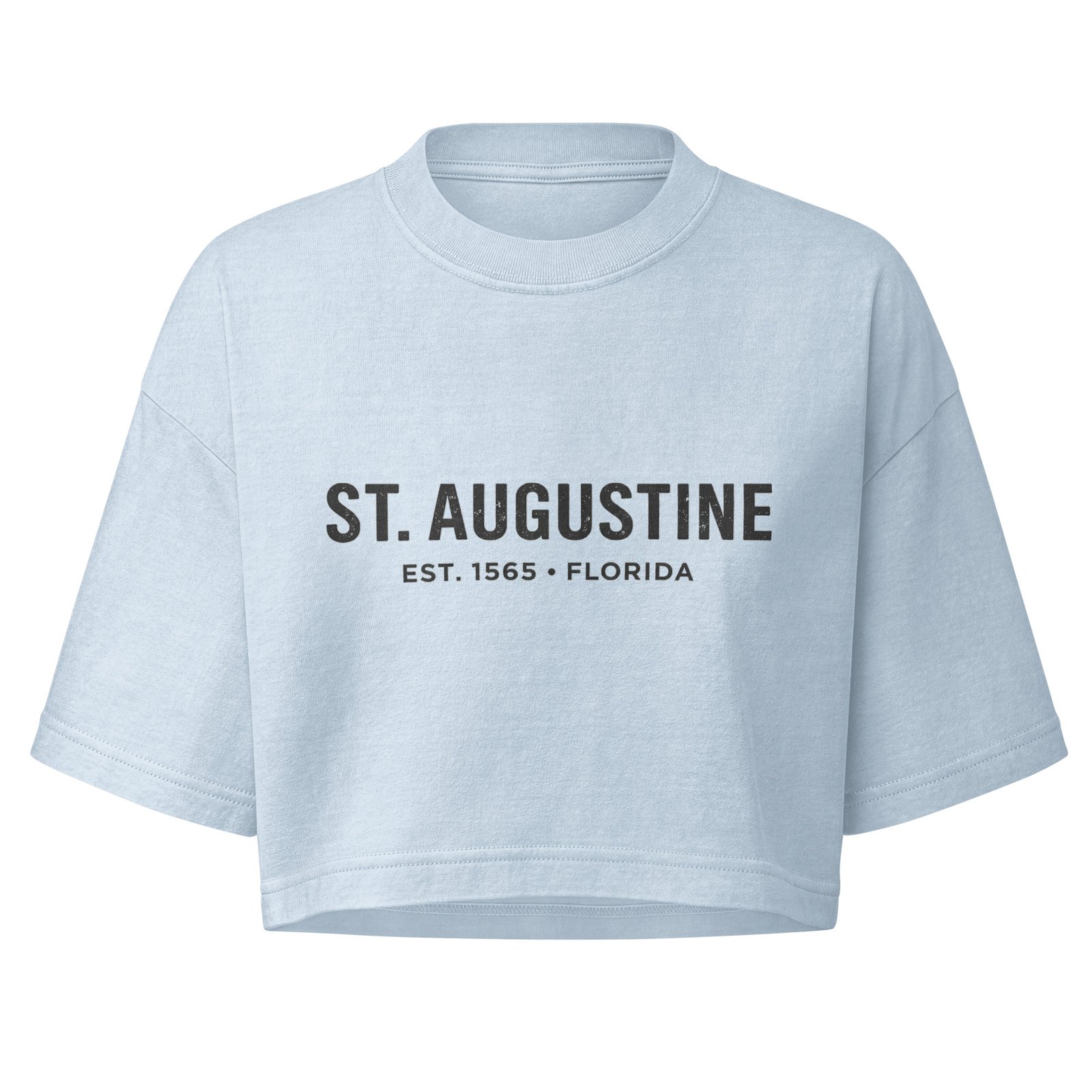 Women’s garment dye cropped tee - Image 2