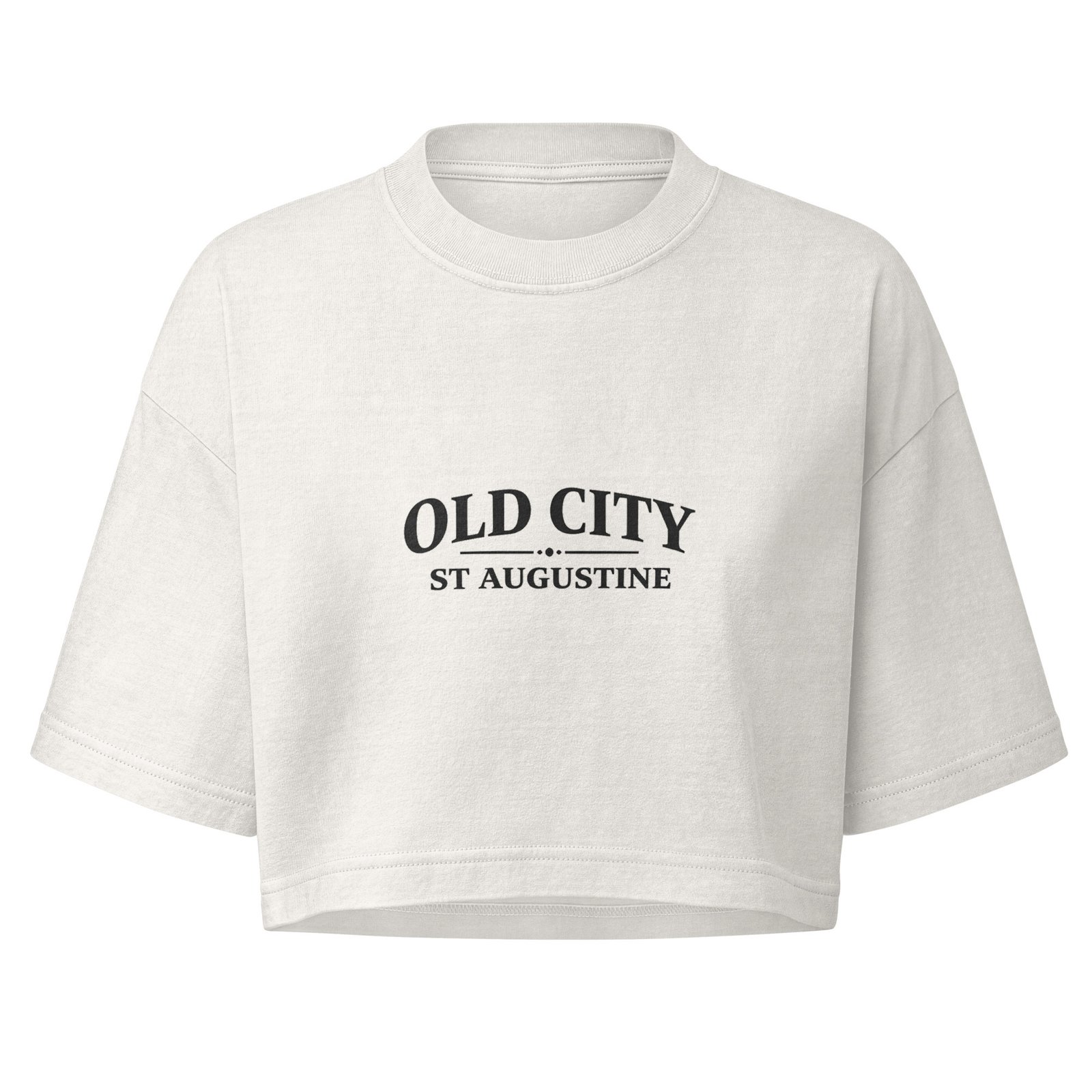Women’s garment dye cropped tee - Image 2