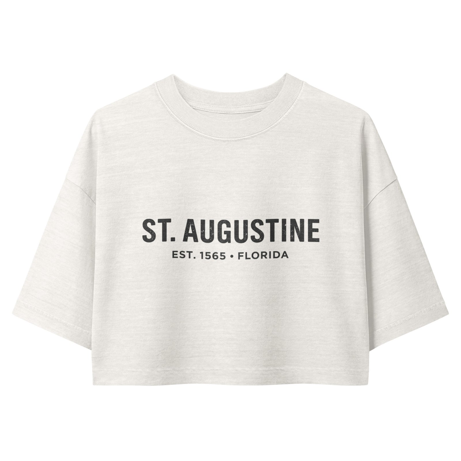 Women’s garment dye cropped tee - Image 6