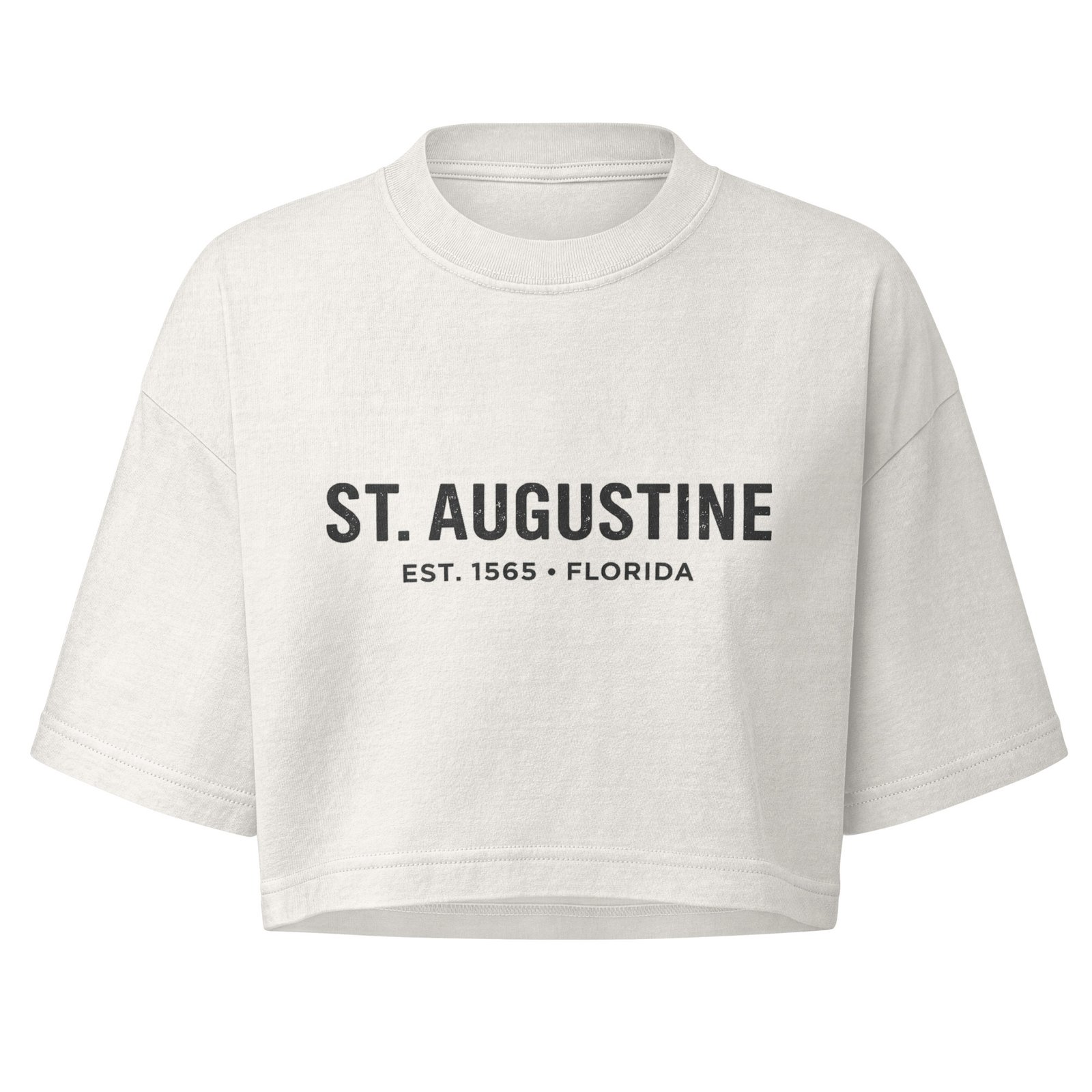 Women’s garment dye cropped tee