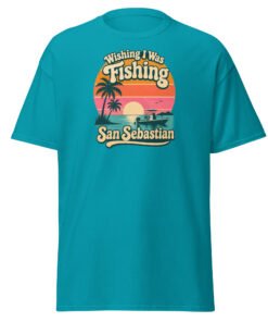 Wishing I Was Fishing San Sebastian Unisex classic tee